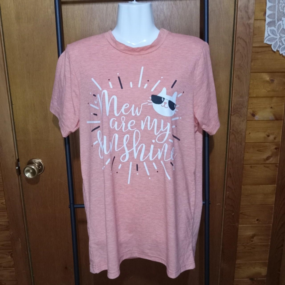 Cat lady shirt medium